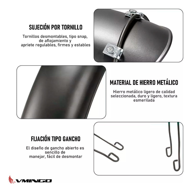 Salpicadera Delantera Universal Moto Llanta 16-18