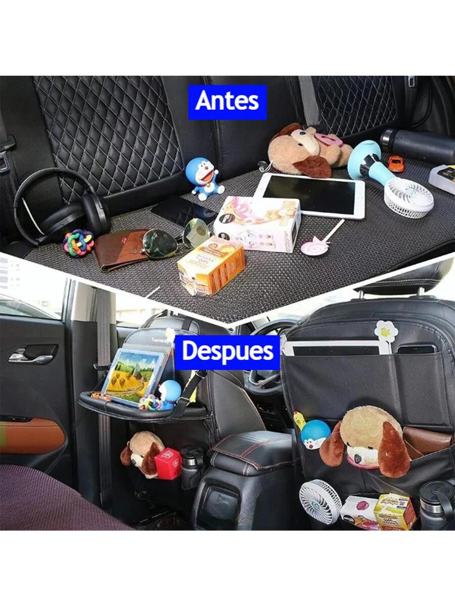 Organizador de Asiento Trasero para Auto Contra Agua Limpio Almacenamiento