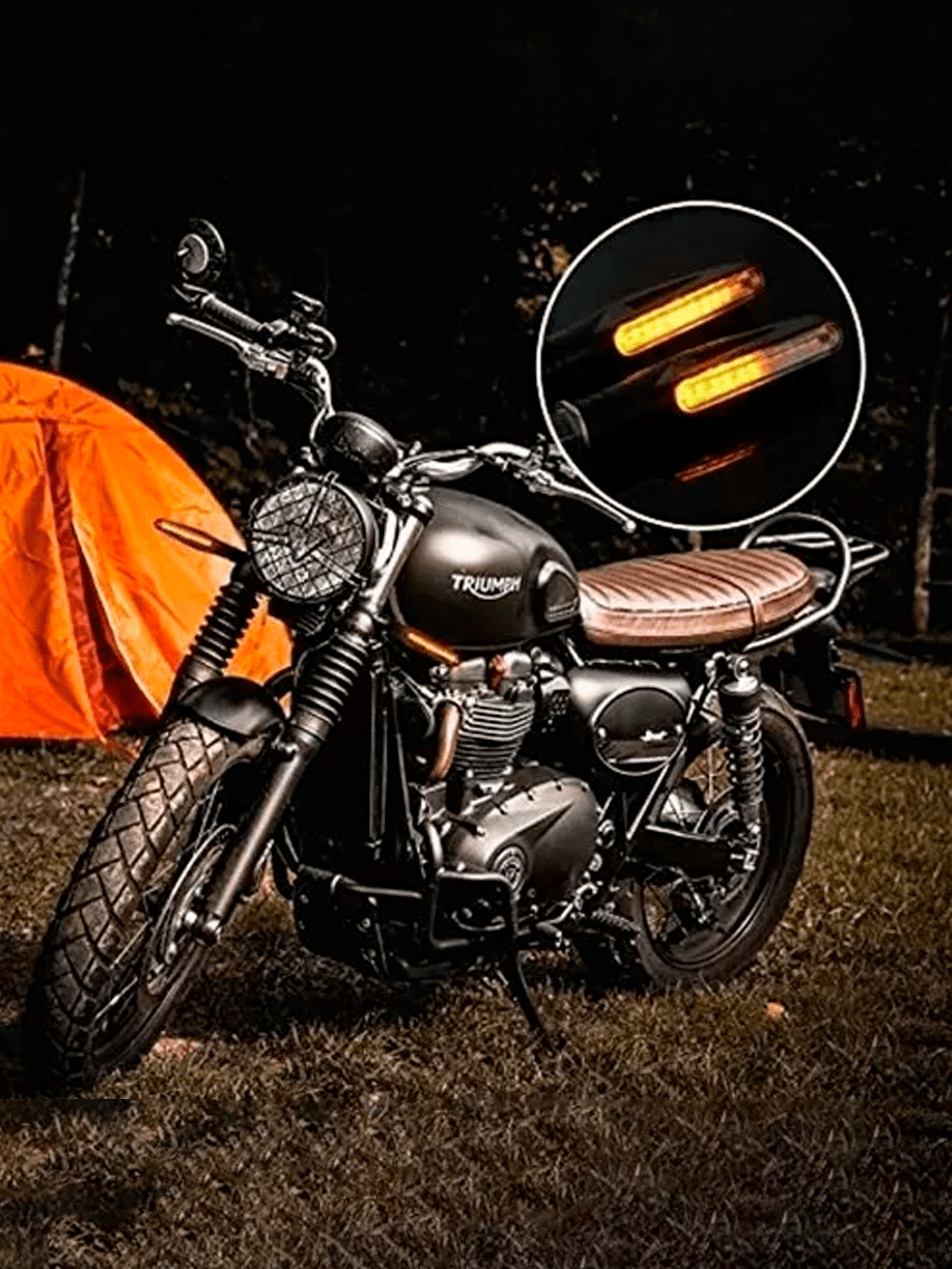 Direccionales Led Moto Secuencial Indicador Intermitente 4pz