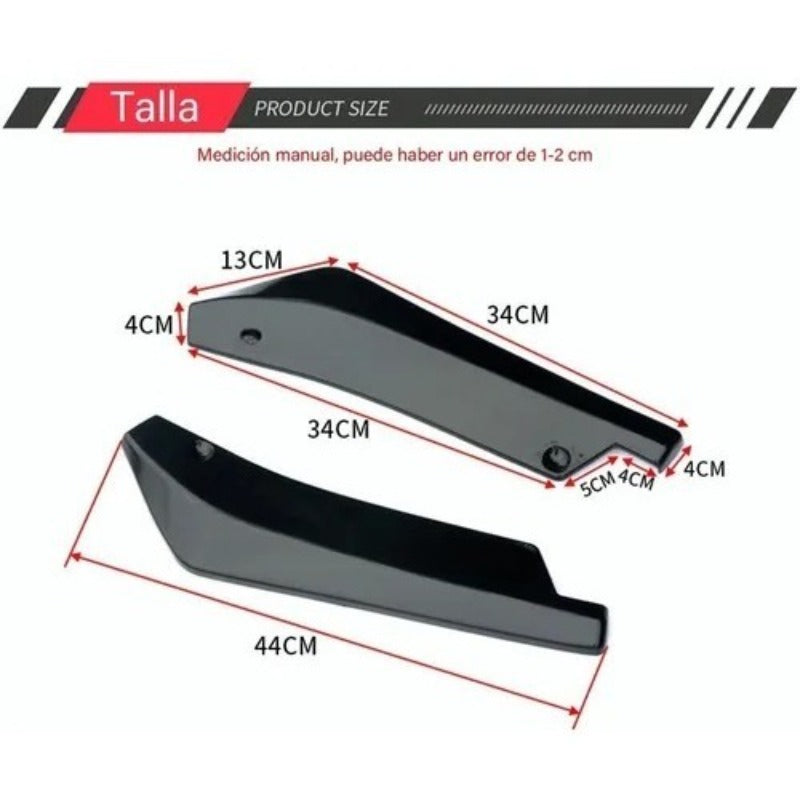 Esquinero Trasero Clasico Decorativo Universal Auto Tuning