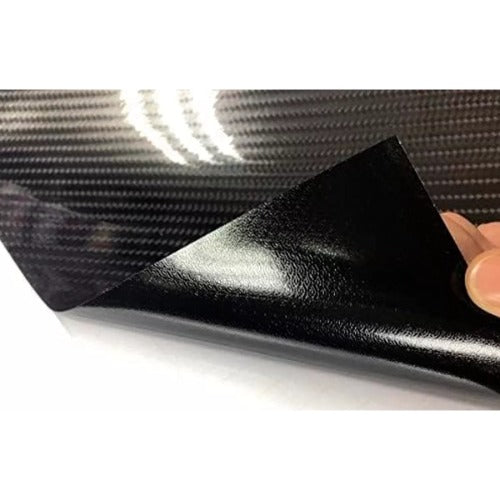 Vinil 6d Fibra Carbono Auto Impermeable Adhesivo 50 Cm X 3 M