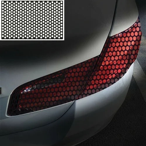 Sticker Calavera Faro Panal Hexagono Universal