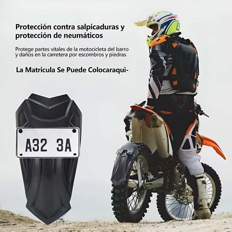 Salpicadera Universal Trasera Moto 13-16cm Guardabarro Lodo