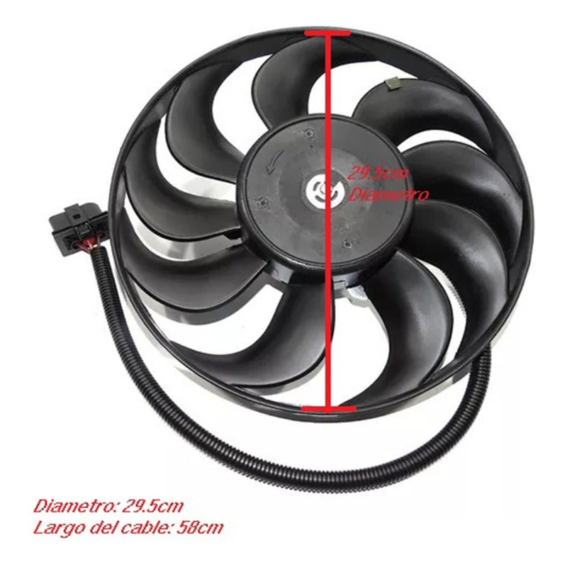 Motoventilador Copiloto Vw Jetta A4 Golf Clasico 1999-2015