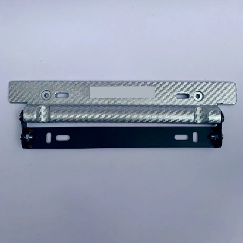 Porta Placa Universal Doble Ajuste Posiciones Matricula Jdm