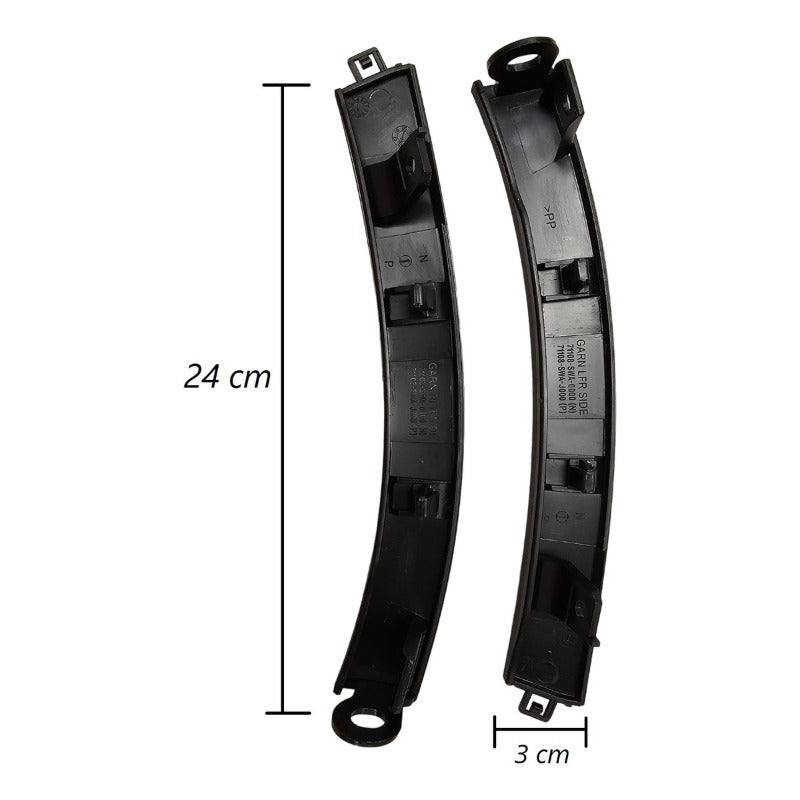 Molduras Laterales Par Facia Delantero Honda Crv 07-11