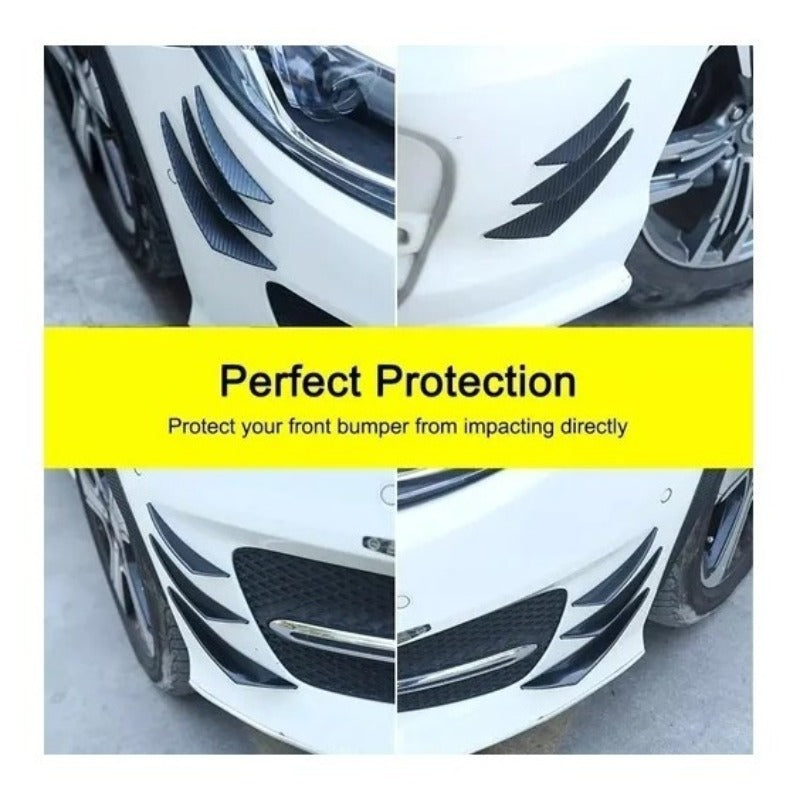 Aletillas Facia Canards Spoiler Bumper Universal 6 Piezas