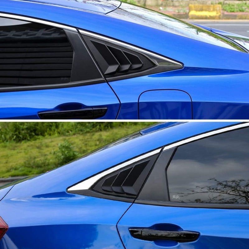 Louvers Ventana Lateral Honda Civic 10th 2016 A 2020 Rejilla