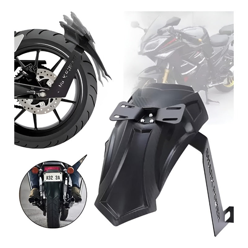 Salpicadera Universal Trasera Moto 13-16cm Guardabarro Lodo