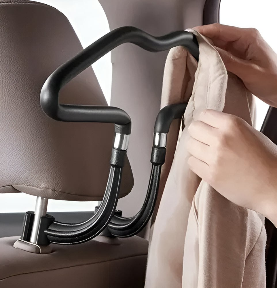 Gancho Porta Saco Auto Recubierto Por Caucho Fino Universal