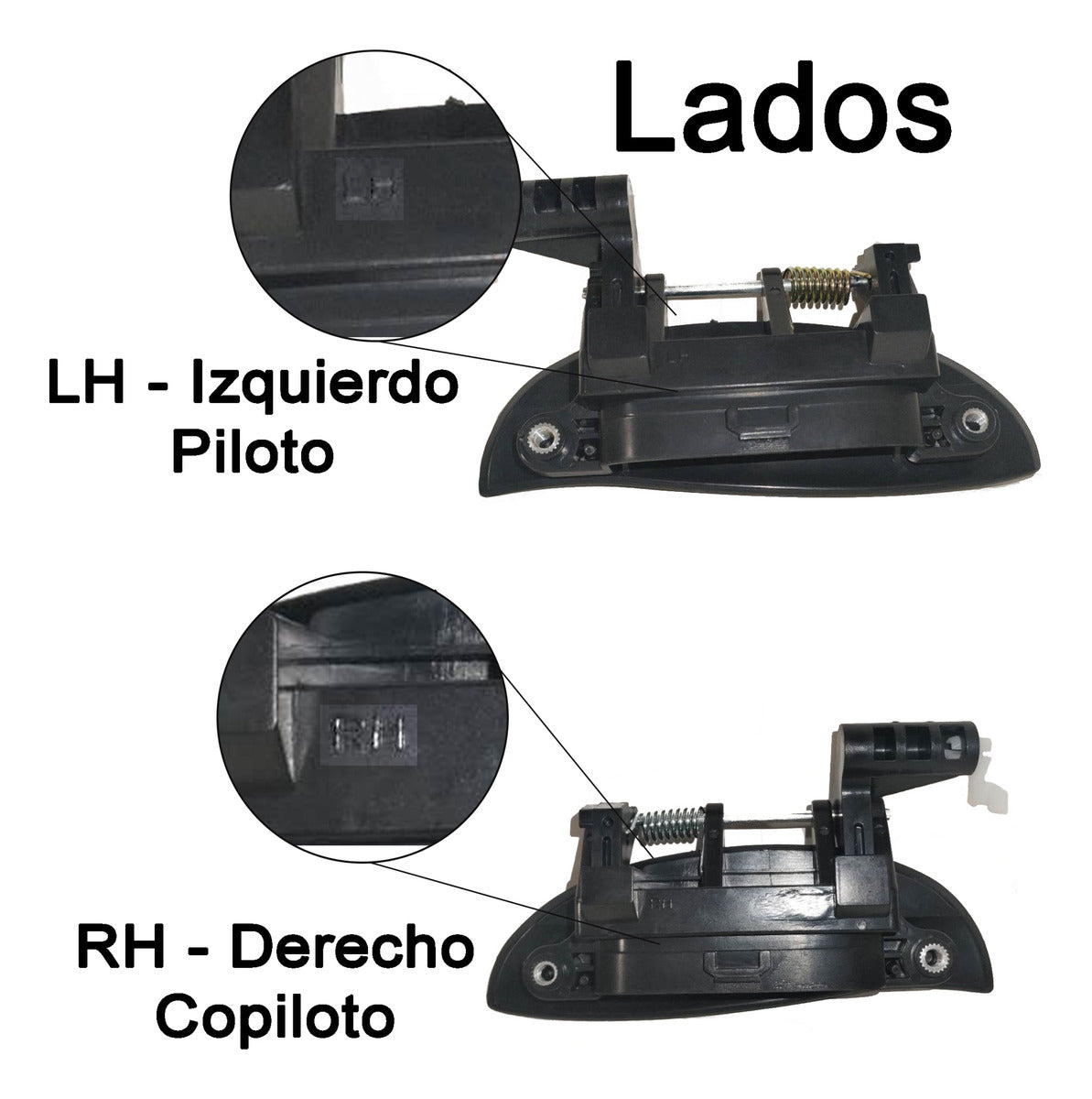 Par Manija Frontal Exterior Delantera Hyundai Atos 2000-2012