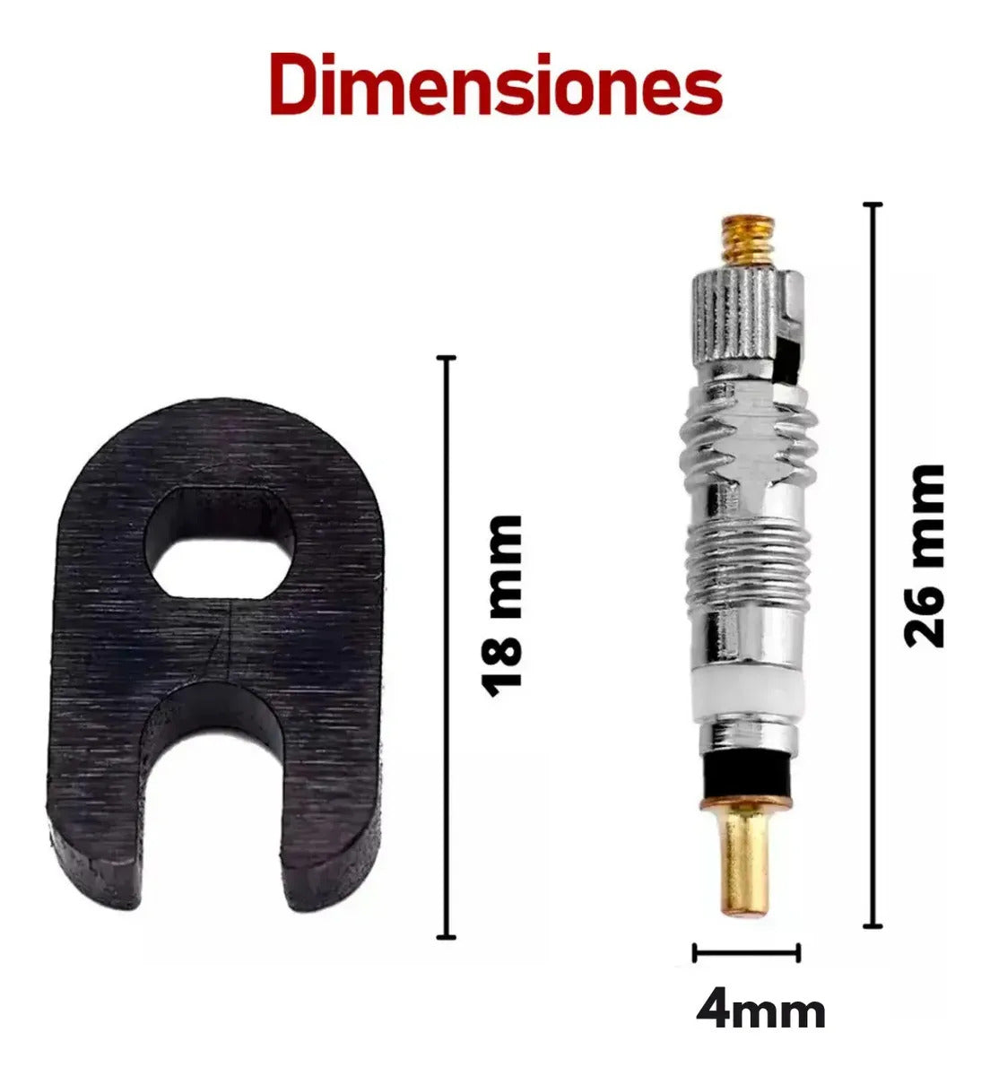 Kit 4 Nucleos Valvula Presta Francesa Tubeless Extractor