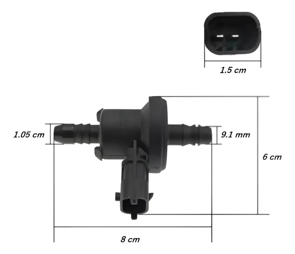 Valvula Evap Solenoide Vacío Purga Ford Focus Bv619g866aa