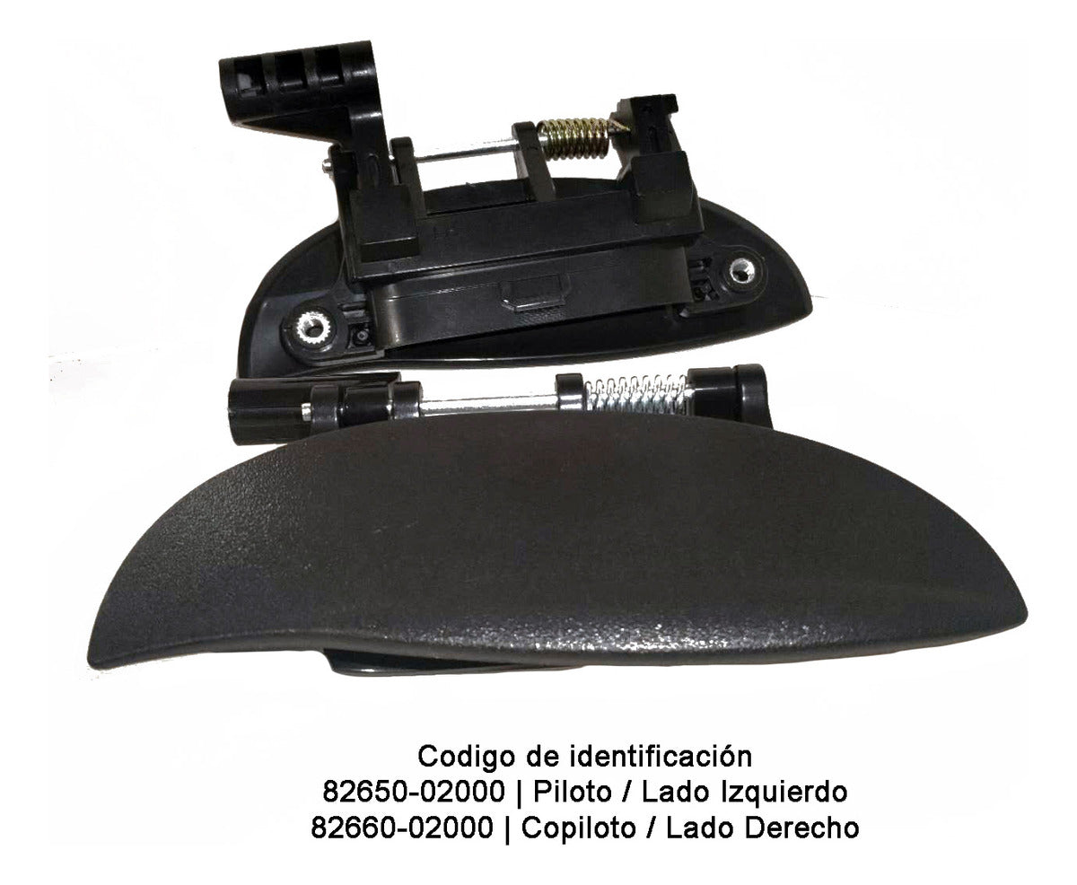 Par Manija Frontal Exterior Delantera Hyundai Atos 2000-2012