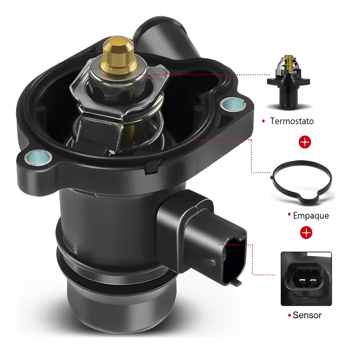 Termostato Chevrolet Sensor Cruze Sonic Trax Aveo 1.4l Turbo