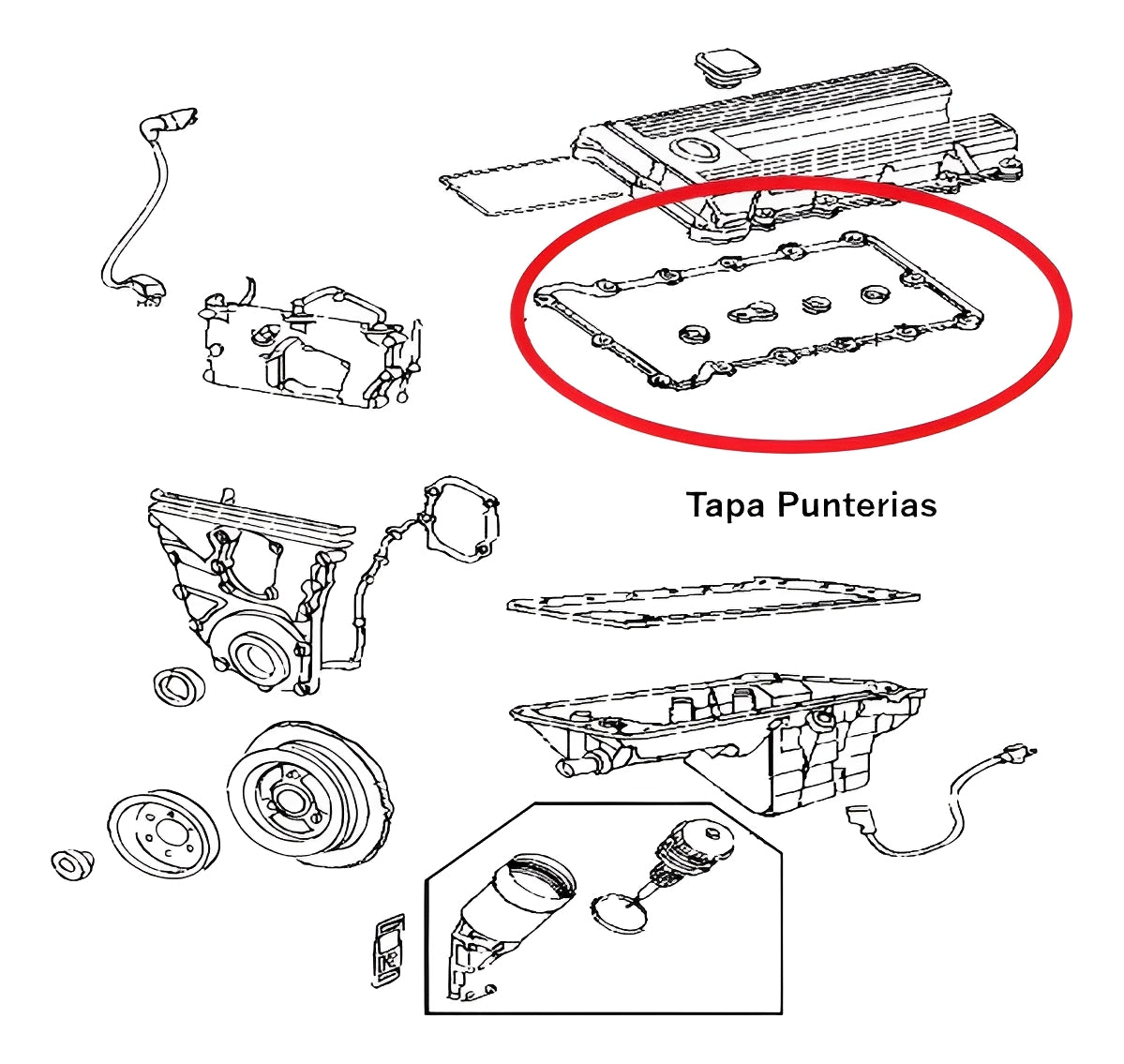 Tapa Punterias Chevrolet Optra 2.0l 2.4l 2005-2010 92068243