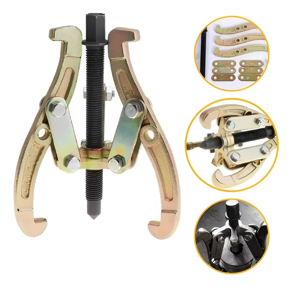 Extractor 4 Pulgadas Engranes Poleas Reversible Forja Brazos