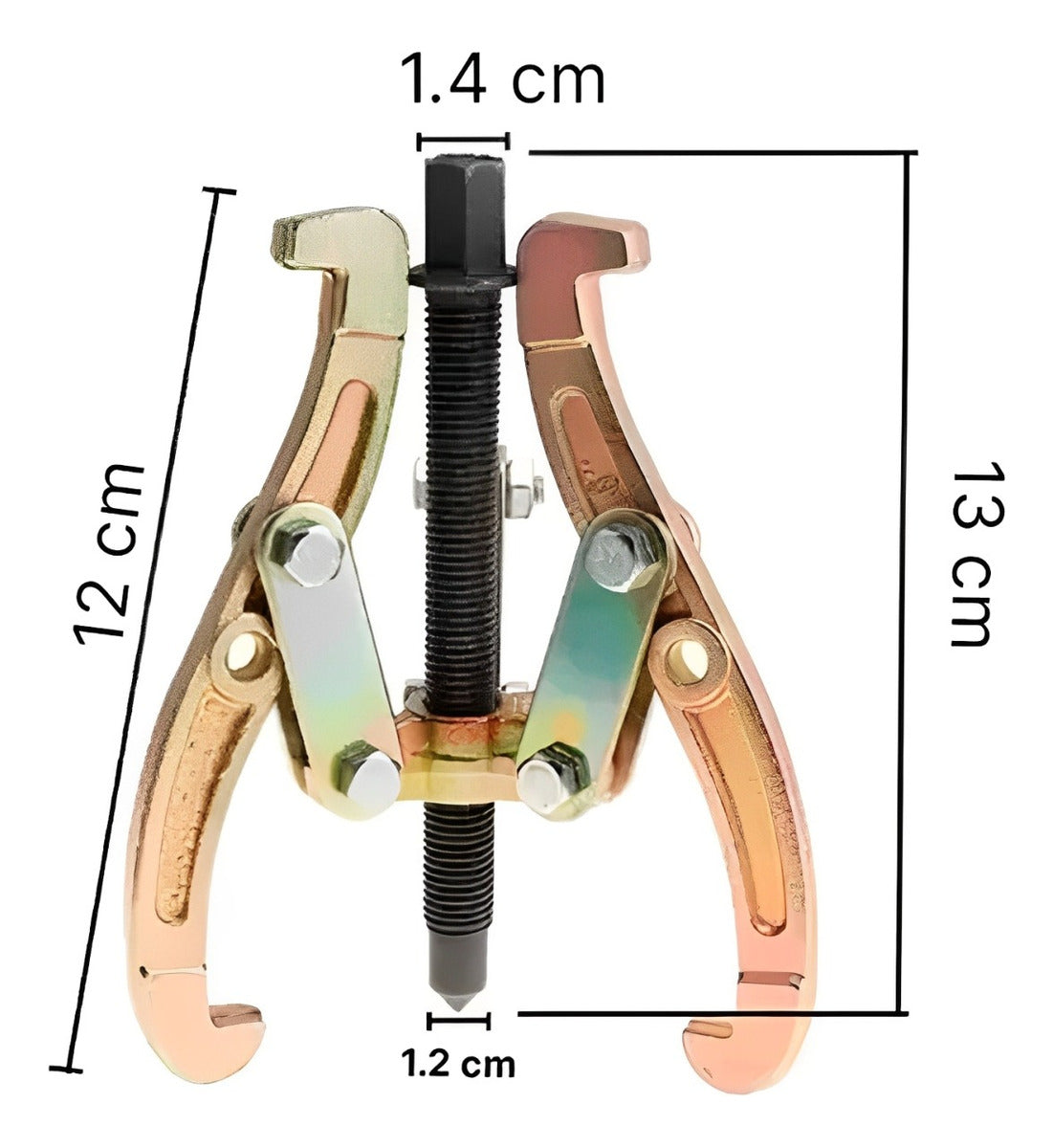 Extractor 4 Pulgadas Engranes Poleas Reversible Forja Brazos