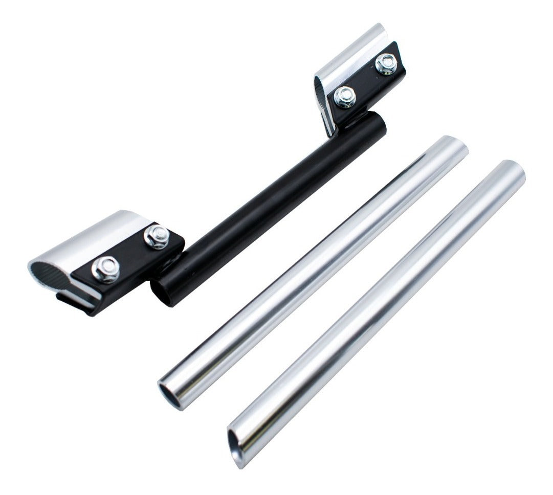 Manubrio Deportivo Moto Metalico Universal Posiciones 3 Pzs