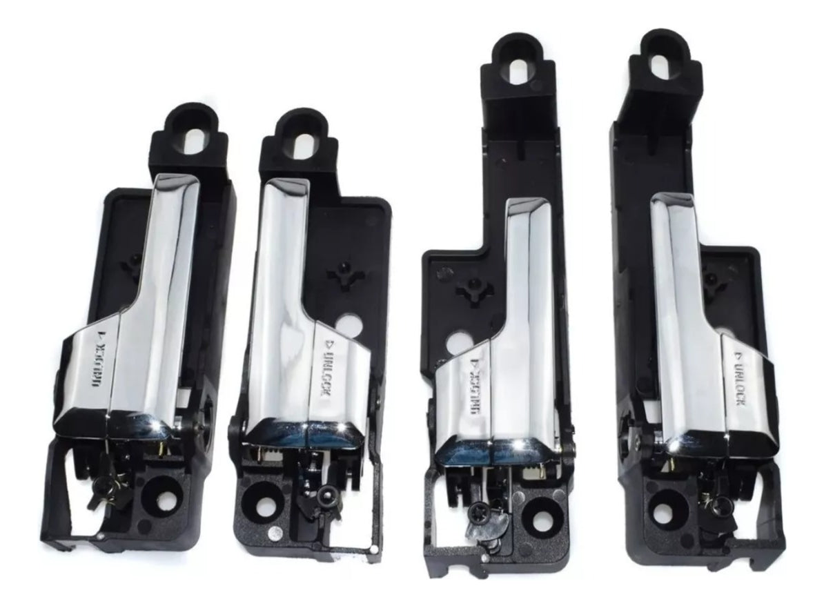 Manija Ford Fusion 2006-2012 Puerta Interior 4piezas Cromada