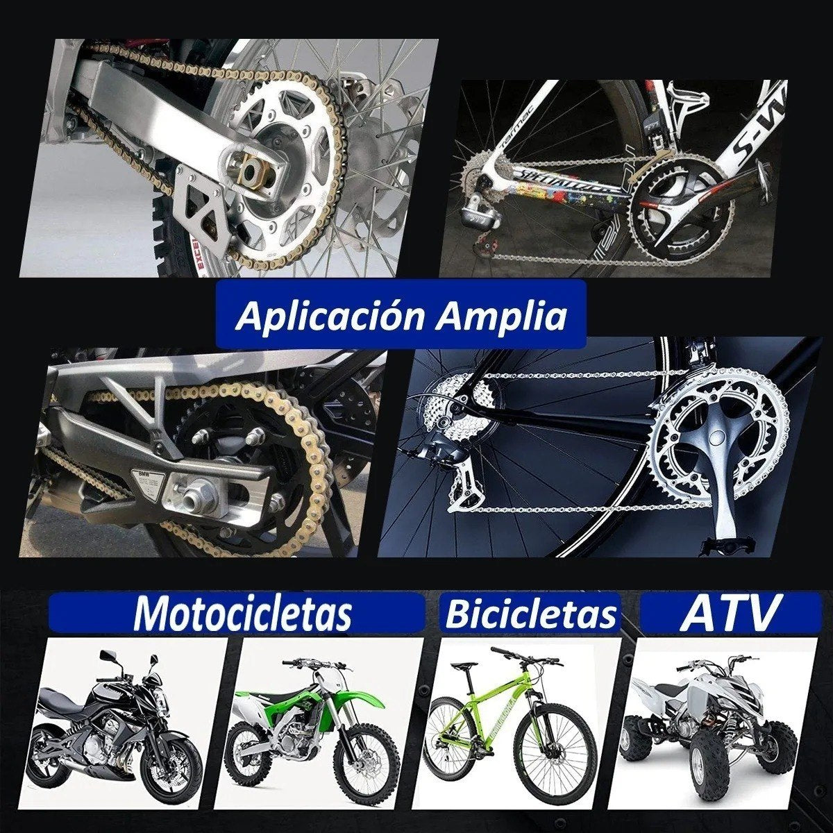 Cortador Cadena Remachadora Moto Bici Atv Estuche