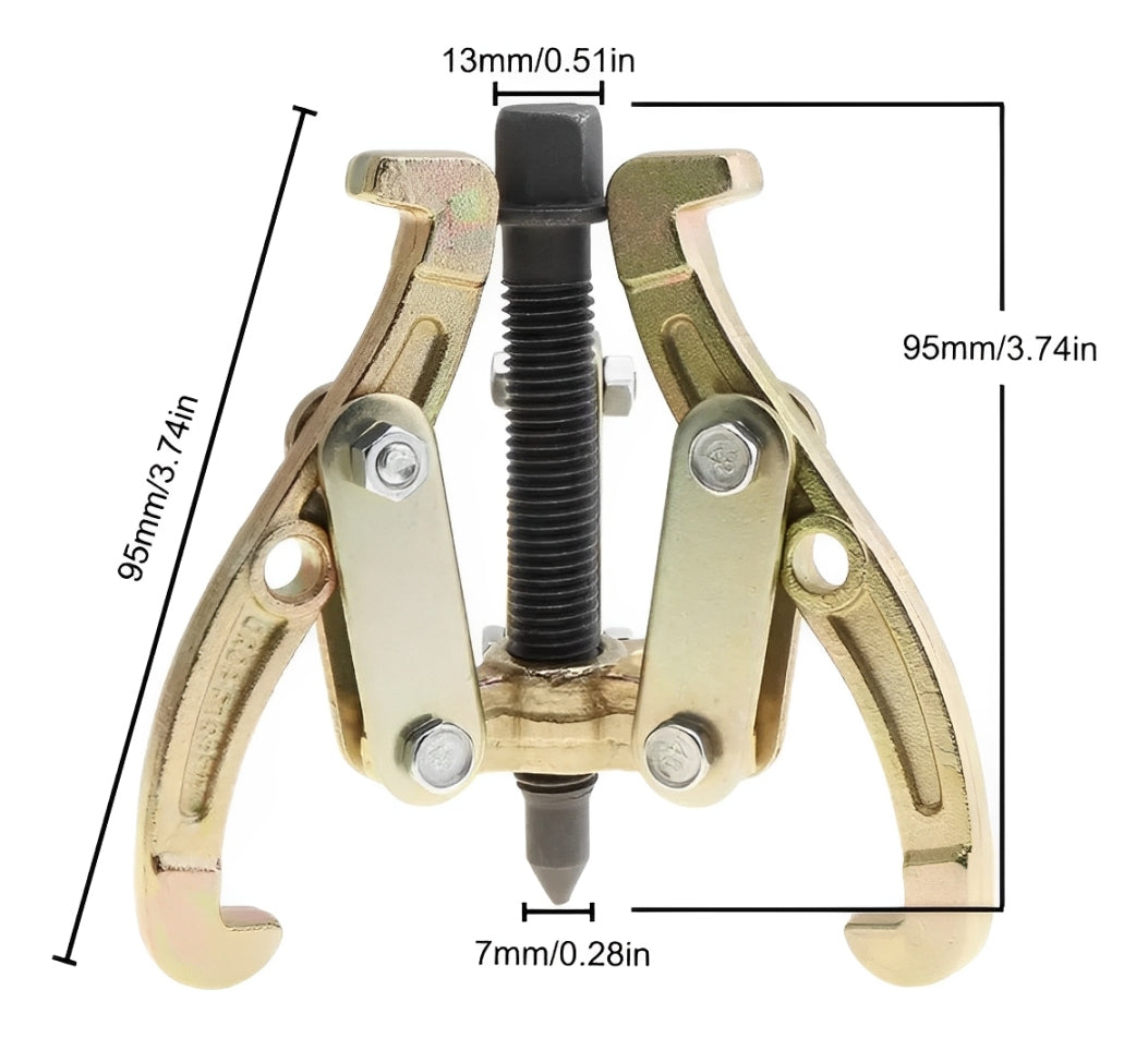 Extractor Engranes Poleas Reversible Forja Brazo 3 Pulgadas