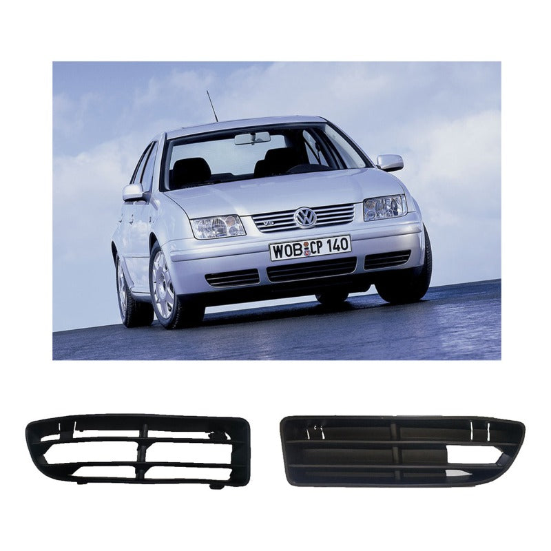 Par Rejillas Antiniebla Frontal Fascia Jetta A4 1999-2007