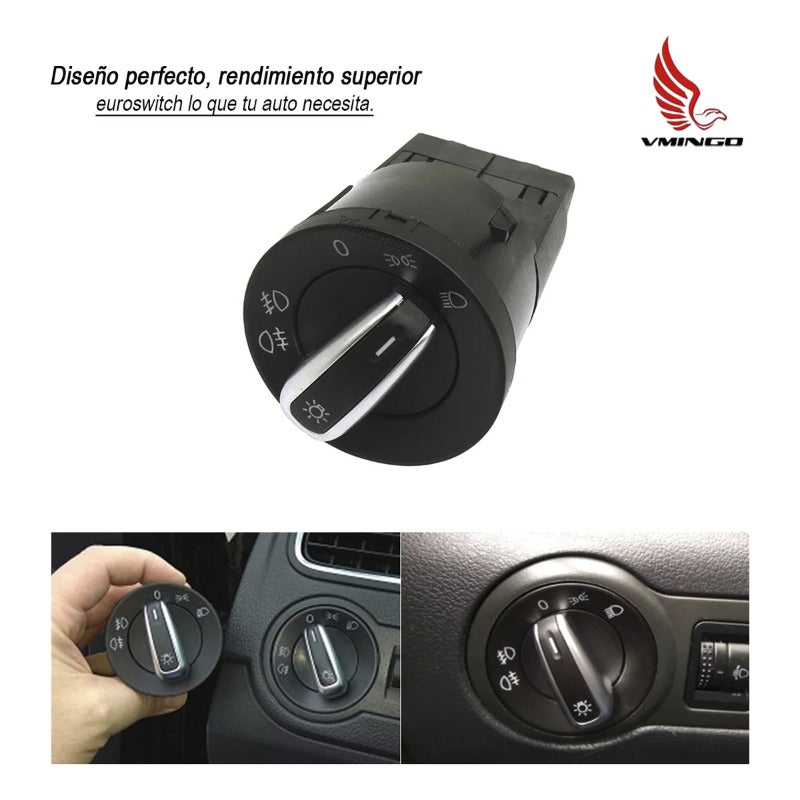 Euroswitch Perilla Luz Para Jetta A4 Golf Polo Vento Beetle