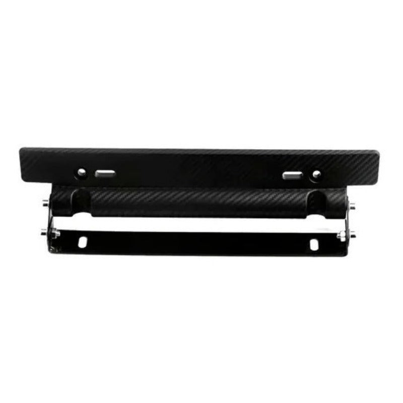 Porta Placa Universal Doble Ajuste Posiciones Matricula Jdm