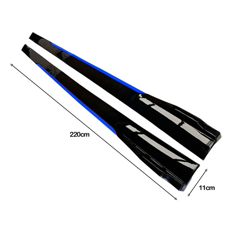 Estribo Lateral Filo Color Faldon 2.2m Universal 4pz Escalon