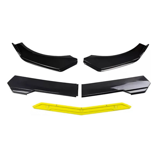 Lip Delantero Filo Color Facia Splitter Auto Universal 5 Pzs