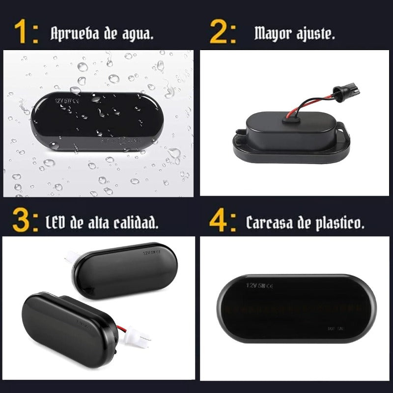 Led Secuencial Cuarto Direccional Lateral Vw Jetta Golf Polo