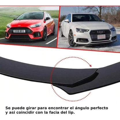 Lip 5pzs Splitter Delantero Universal Pico Facia Plastico