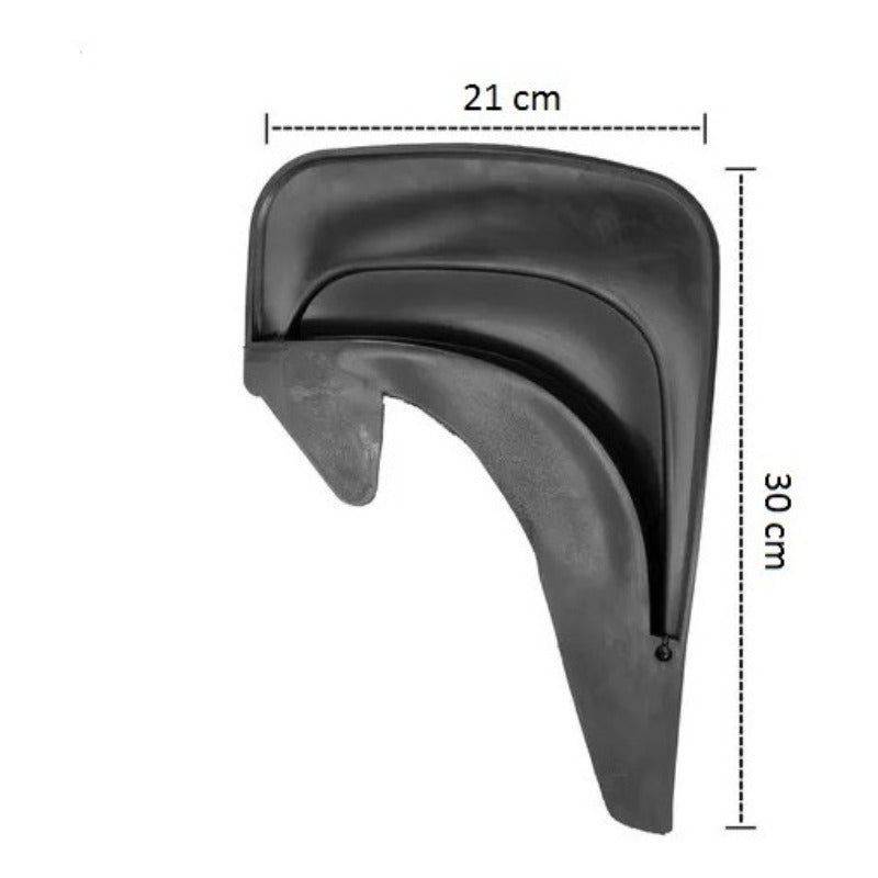 4 Loderas  Guarda Fango Barro Deportiva Auto Universal