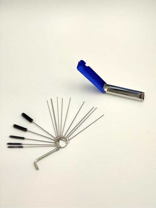 Kit Cepillo Carburador Motocicleta Auto Limpieza Profunda