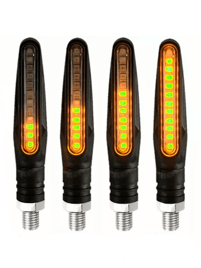 Direccionales Led Moto Secuencial Indicador Intermitente 4pz