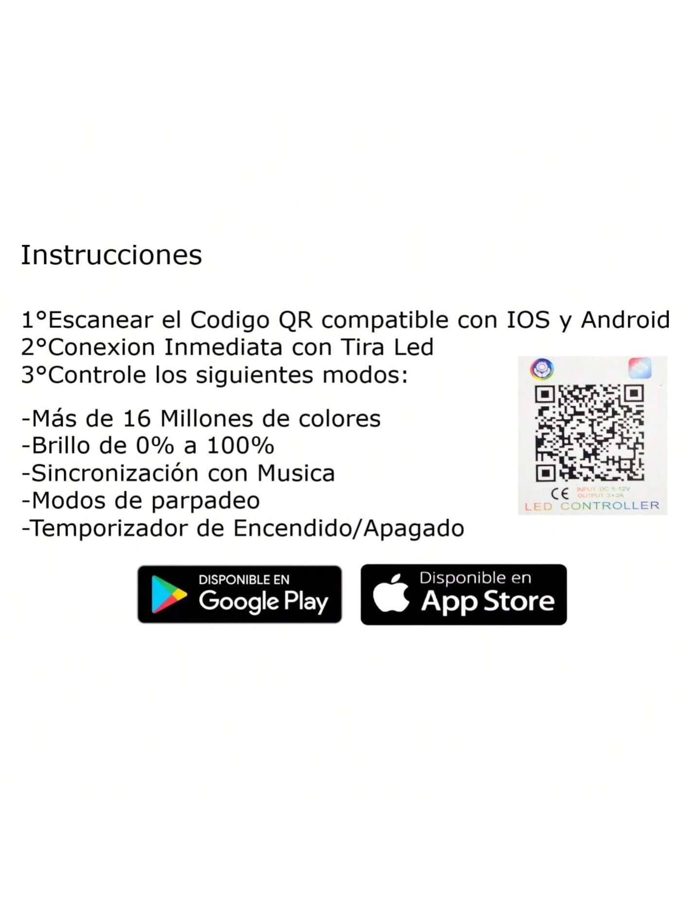 Vmingo Coche Chasis Tira Led RGB App Tunning Auto Decorativa 4pzs  Control Remoto Multicolor Chasis IOS Android  Vmingo Mexico