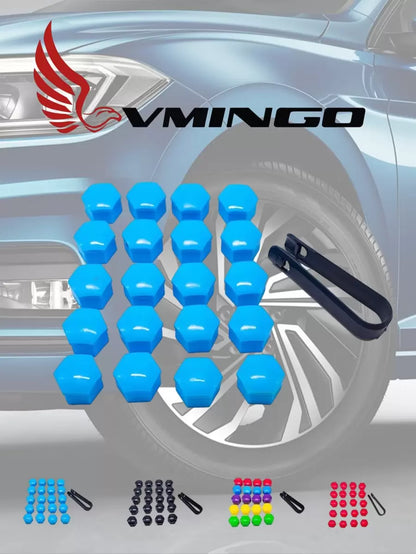 Tapon Hexagonal 20 Piezas Deportivo Cubre Birlo Tapa Perno 17mm Decorativo