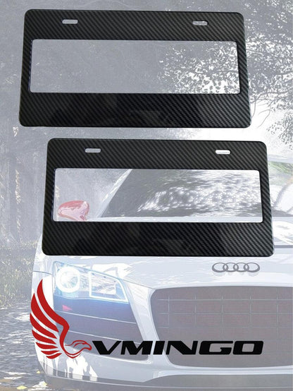 Vmingo Vmingo Porta Placas Juego 2 Piezas Tipo Europeo Universal Protector Seguridad Solo Numerico Alfanumerico Kit Marco Porta Placa Deportivo Tunning Tipo Americano Delantero Trasero Vmingo Mexico