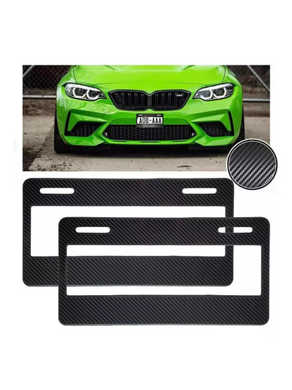 Vmingo Vmingo Porta Placas Juego 2 Piezas Tipo Europeo Universal Protector Seguridad Solo Numerico Alfanumerico Kit Marco Porta Placa Deportivo Tunning Tipo Americano Delantero Trasero Vmingo Mexico