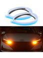 Par Tira Led Drl Flexible Direccional Secuencial Auto/Moto 60cm Compatibilidad Universal 12V impermeable IP65
