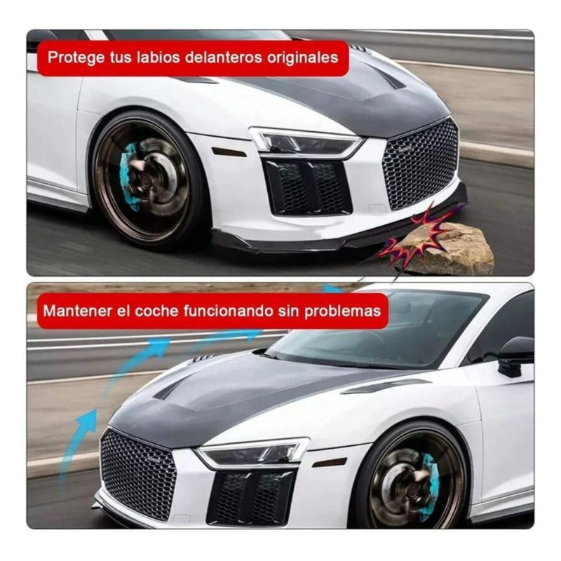 Lip 5pzs Splitter Delantero Universal Pico Facia Plastico