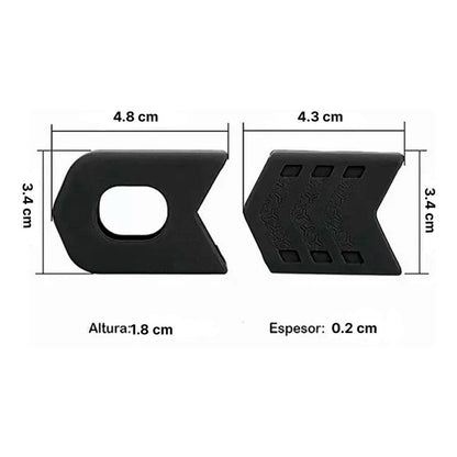 Protector Biela Bicicleta Silicon Crank Mtb Ciclismo 4 Pzas