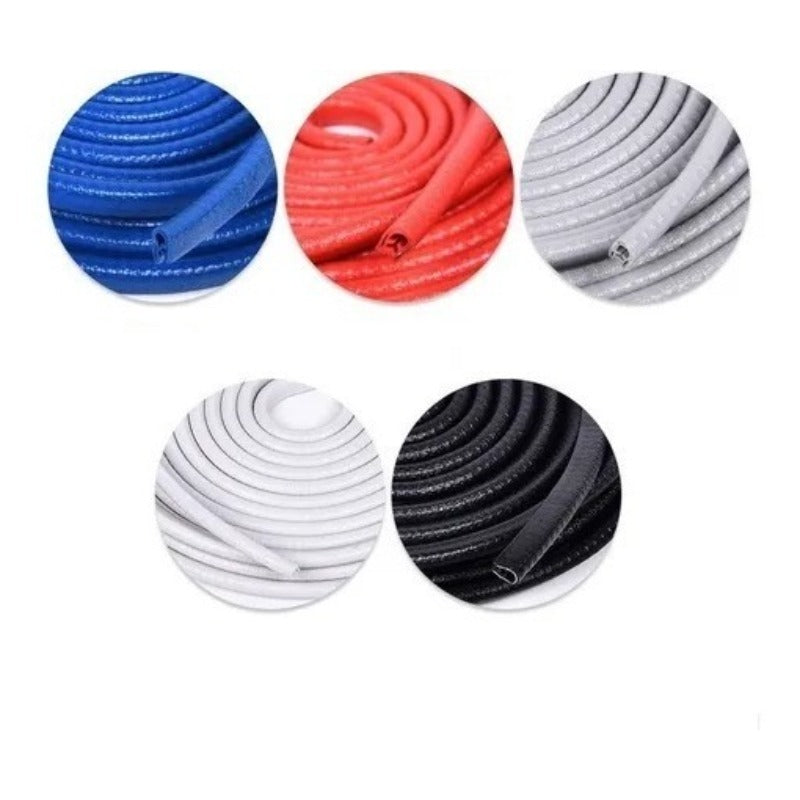 Protector Presion Borde Puerta Auto Sello Hule Moldura 5m