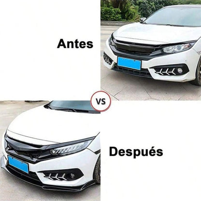 Lip 5pzs Splitter Delantero Universal Pico Facia Plastico