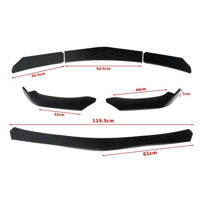 Lip 5pzs Splitter Delantero Universal Pico Facia Plastico