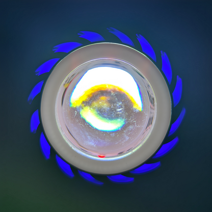 Faro Ojo Angel Y Demonio Lupa Led Moto Auto