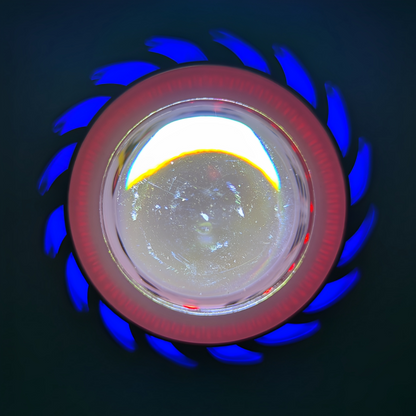 Faro Ojo Angel Y Demonio Lupa Led Moto Auto