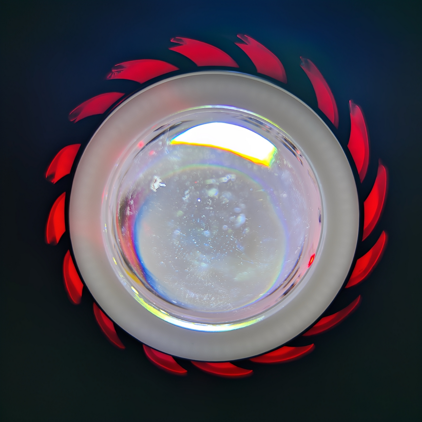 Faro Ojo Angel Y Demonio Lupa Led Moto Auto