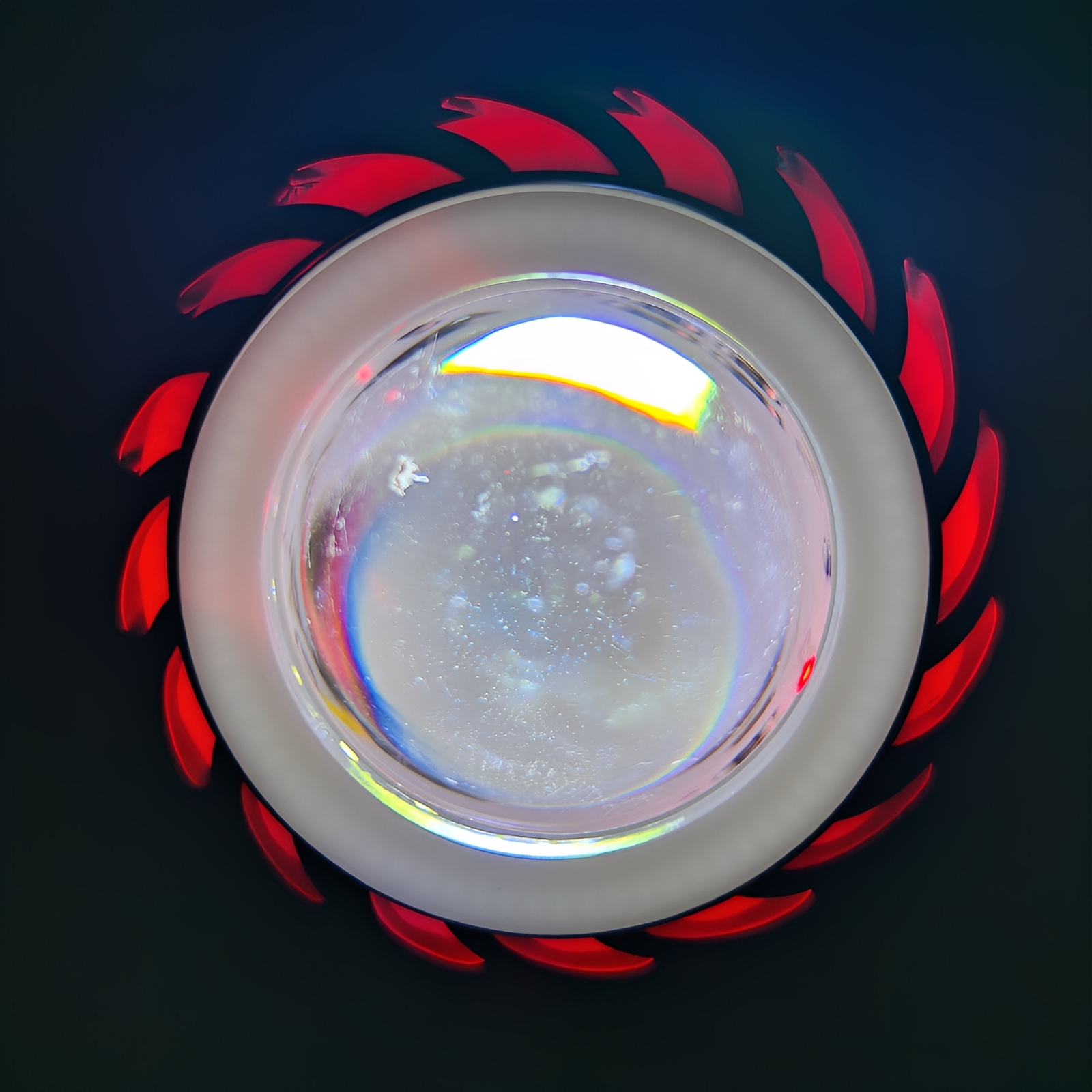 Faro Ojo Angel Y Demonio Lupa Led Moto Auto